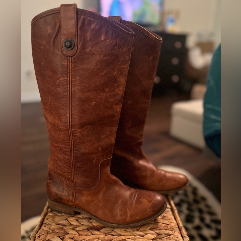 Frye Melissa Button Riding Boots